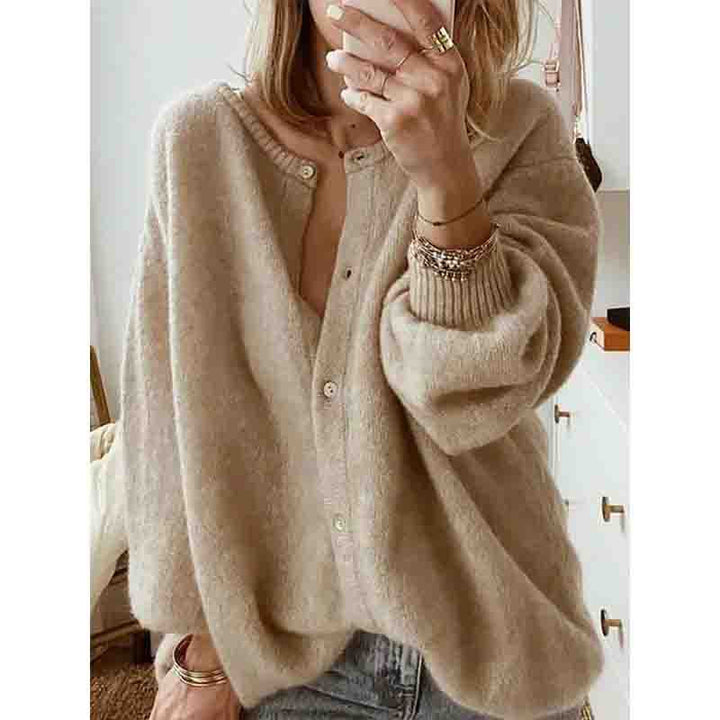 Drune | Eleganter Strickcardigan mit langen Ärmeln