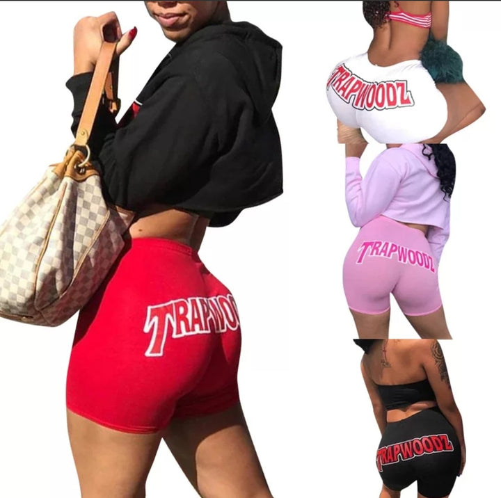 Damen Bandeau-Top und Radlerhosen Set Drune