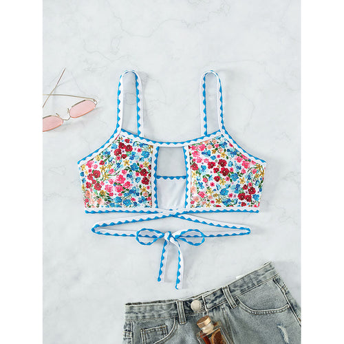 Damen Crop-Top Bikinioberteil Drune