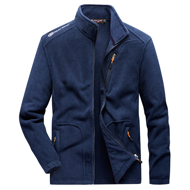 Herren Fleecejacke mit komfortablem Kragen Drune