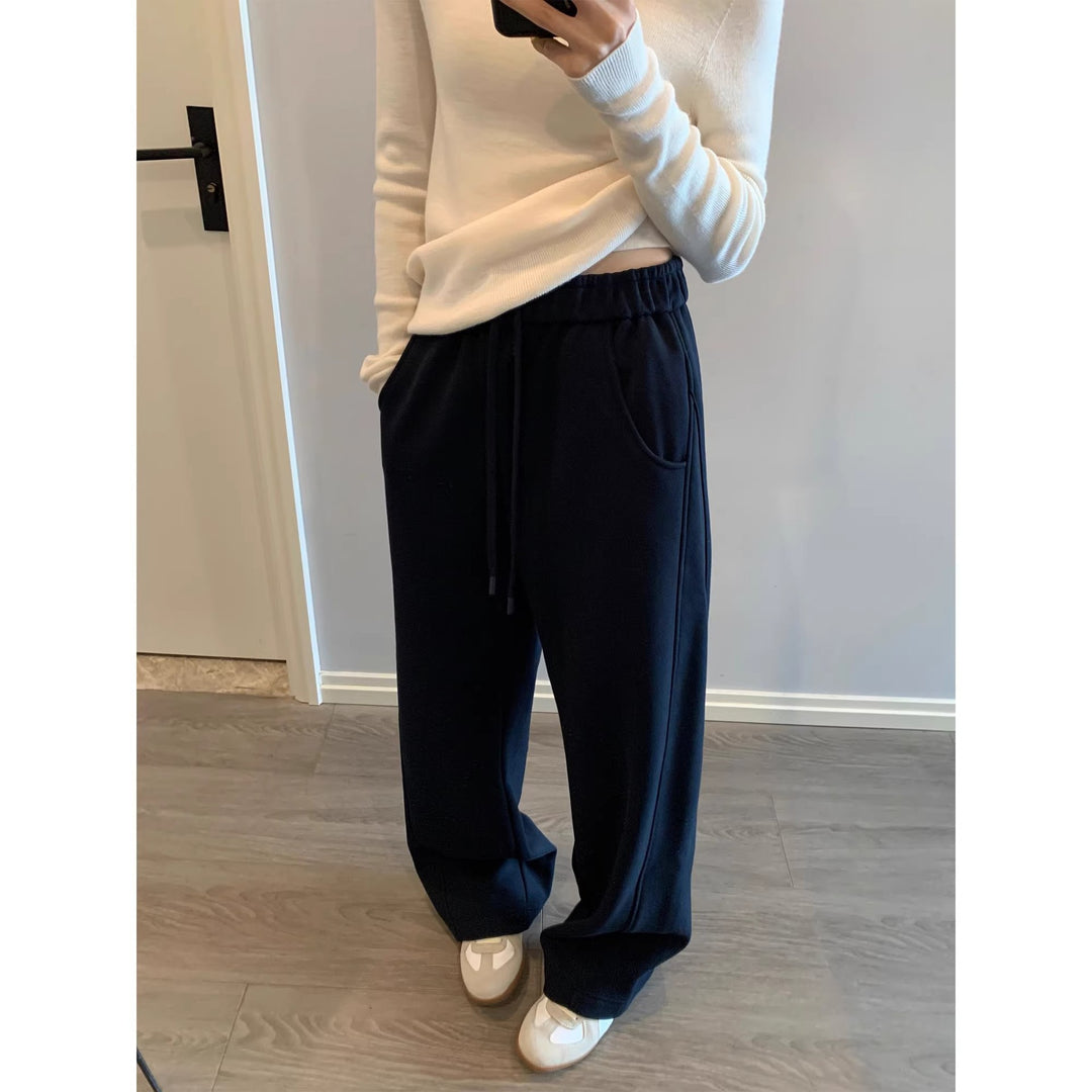 Damen Bequeme und stylische weit geschnittene Freizeithose Drune