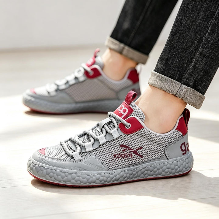 Herren Sportliche Mesh-Sneaker mit Atmungsaktivem Design Drune