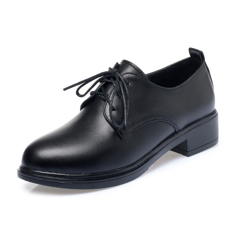 Damen Elegante Schnürschuhe mit bequemen Blockabsatz und dezentem Design Drune