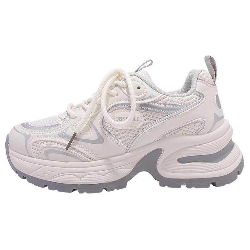 Damen Sportliche Sneakers mit atmungsaktivem Obermaterial und dämpfender Sohle Drune