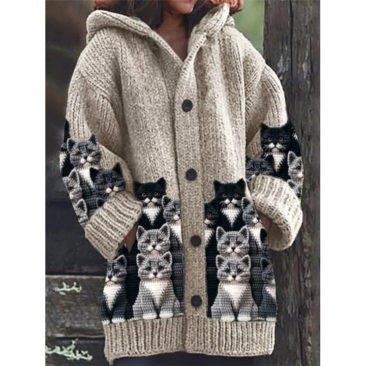Drune | Streifenmuster-Cardigan