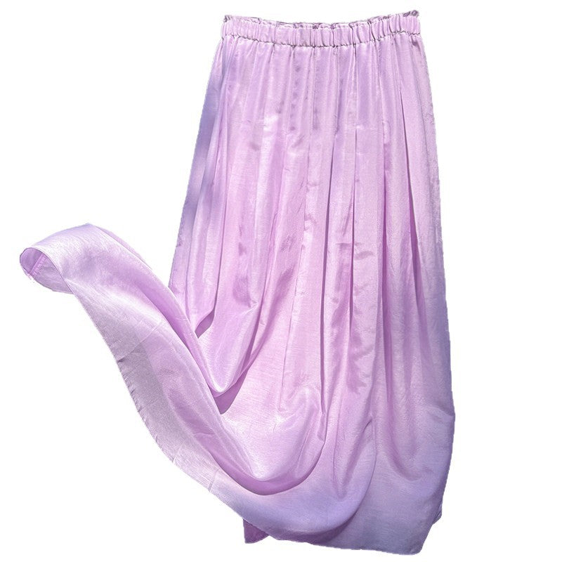 Damen Eleganter Maxirock aus luftiger Baumwolle Drune