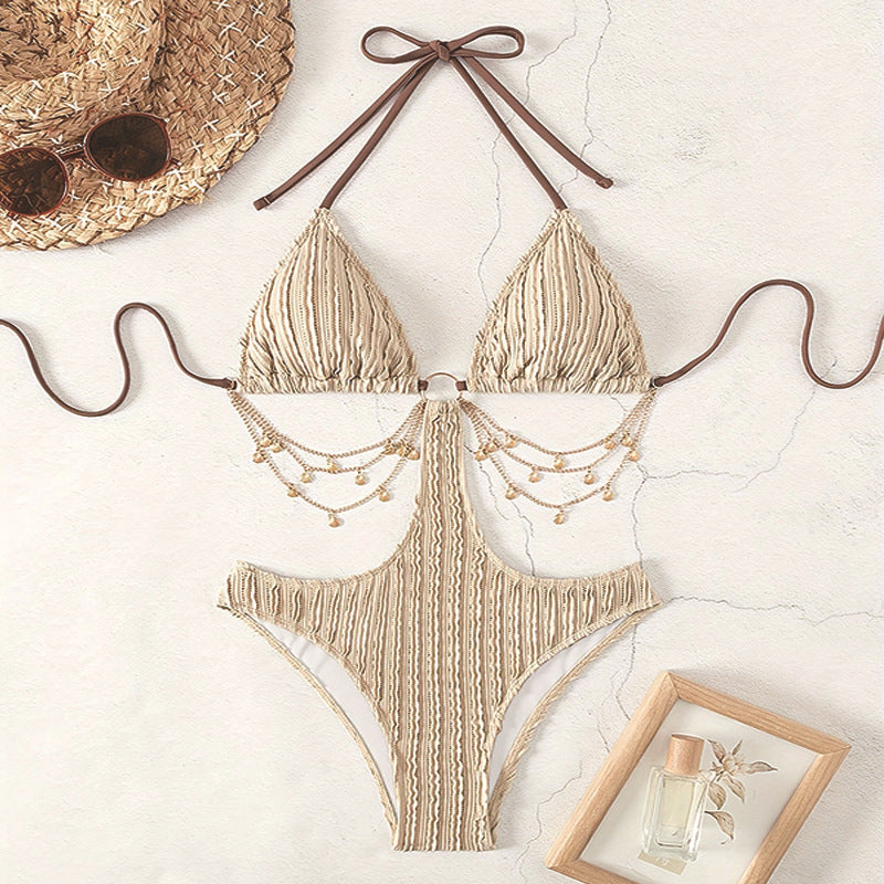 Damen Bikinis mit verspieltem Schmuckelement Drune