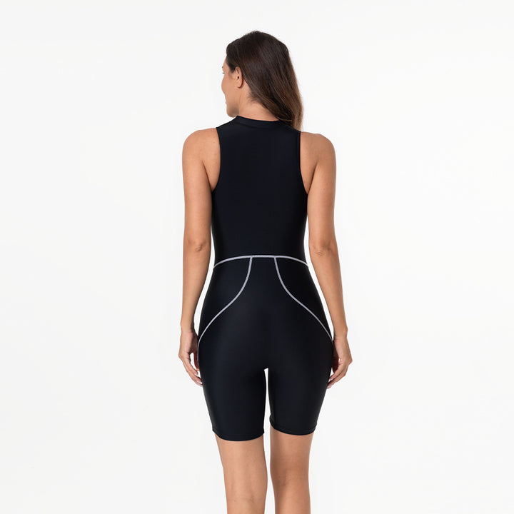 Damen Sportlicher Neoprenanzug mit Reißverschluss Drune