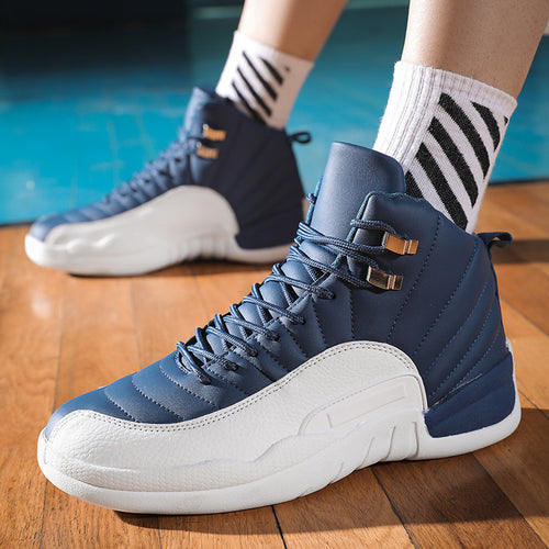 Herren Basketball-High-Top mit gepolstertem Knöchelkragen und robustem Gummiprofil Drune