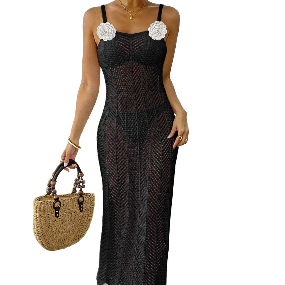Damen transparenter Strandsarong mit elegantem Design Drune