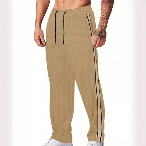 Herren Sportliche Freizeithose mit seitlichen Streifen Drune