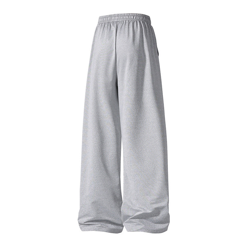 Damen ultraweite Palazzo-Sweathose mit elastischem Komfortbund und Kordelzug Drune