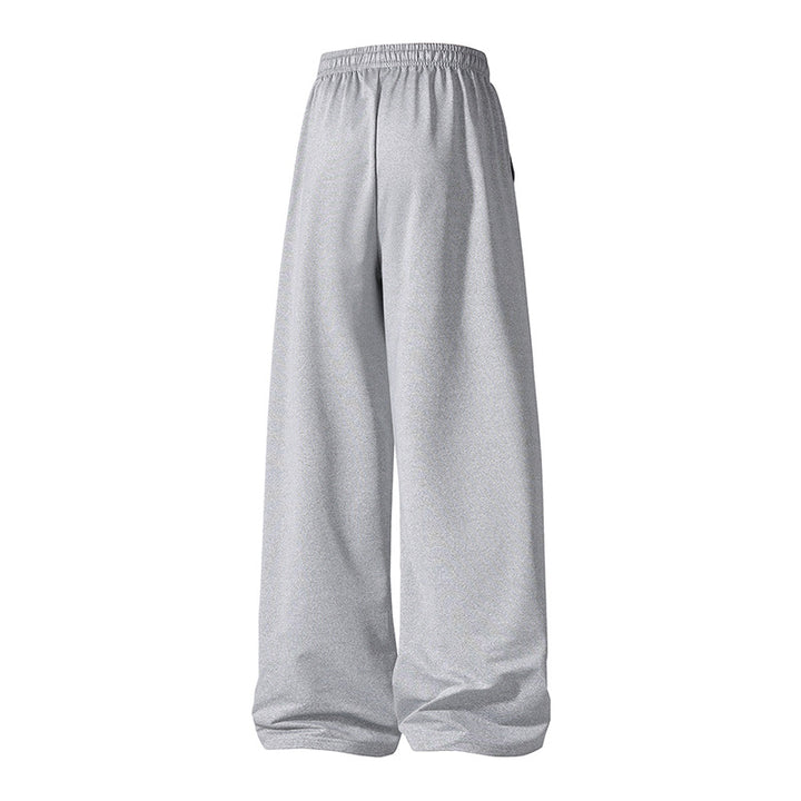 Damen ultraweite Palazzo-Sweathose mit elastischem Komfortbund und Kordelzug Drune