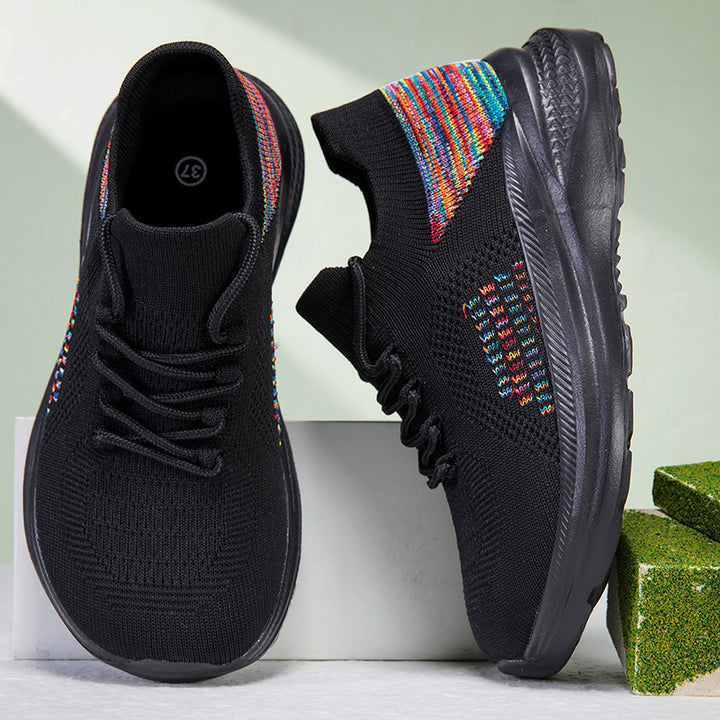 Herren Strick-Sneaker mit Sockenkragen und dämpfender EVA-Sohle Drune