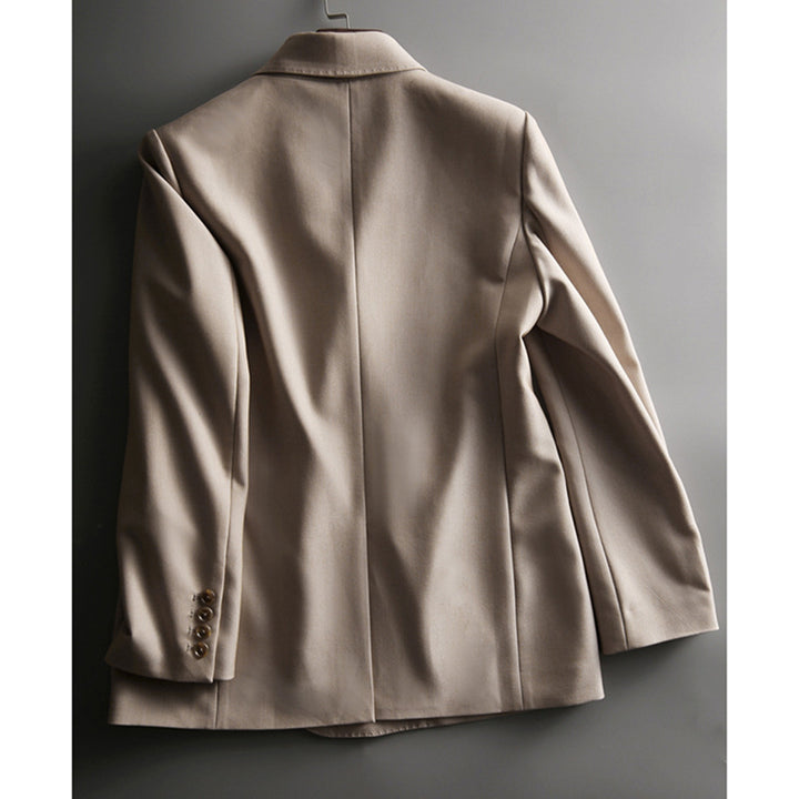 Damen Lässiger zweireihiger Blazer Drune