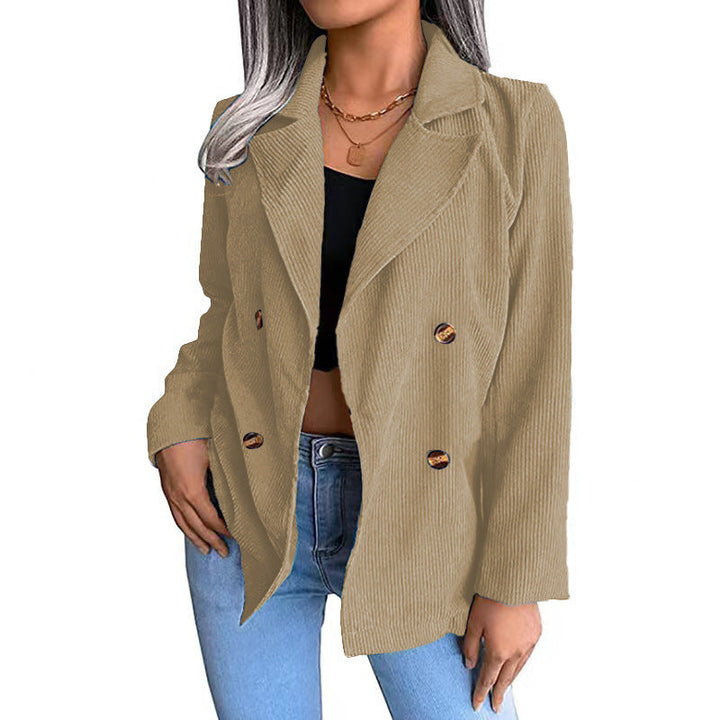 Drune | Damen Baumwolljacke Doppelknopfverschluss