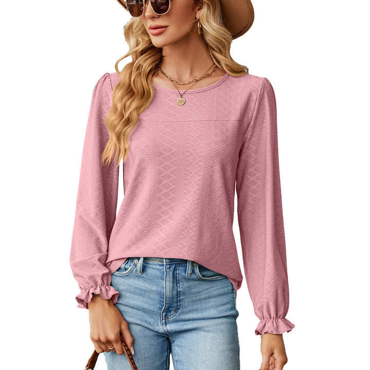 Damen Blusenshirt mit Raffungen und elegantem Strukturdesign Drune