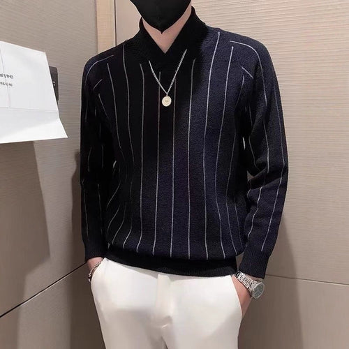 Herren Eleganter Feinstrickpullover Drune