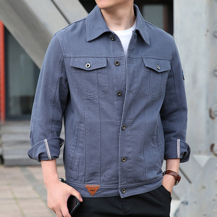 Herren Modische Jeanjacke Drune