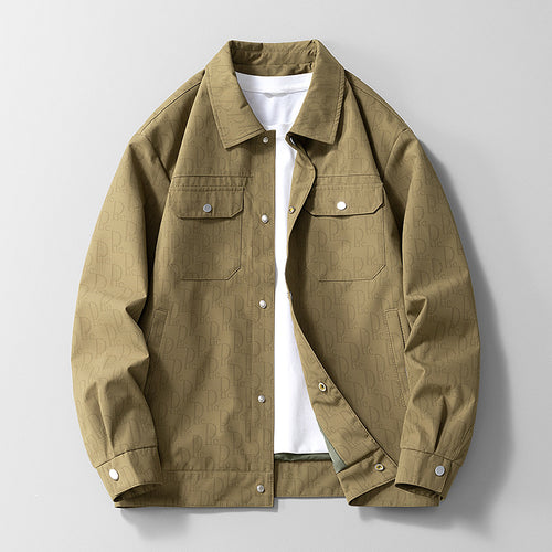 Herren Modische Utility-Jacke Drune