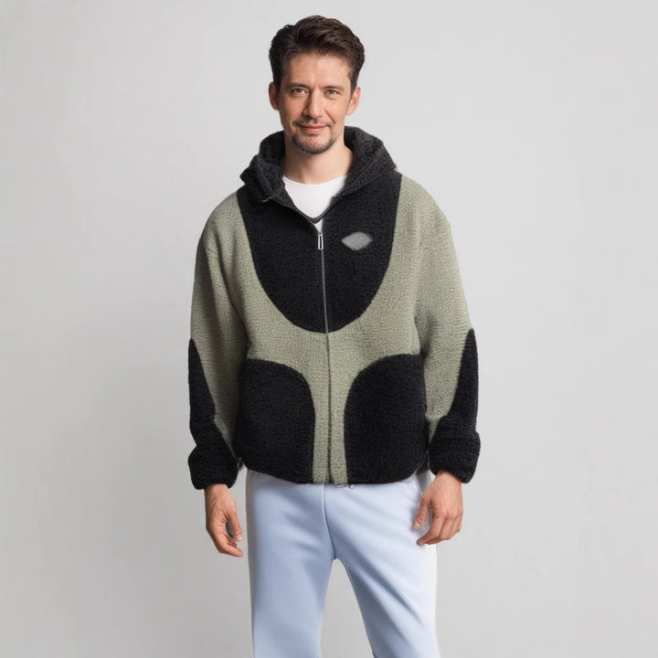 Damen Fleecejacke mit hohem Kragen und praktischen Reißverschlusstaschen Drune