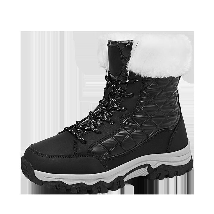 Damen Winterwanderschuhe mit warmem Fleece-Futter und rutschfester Sohle Drune