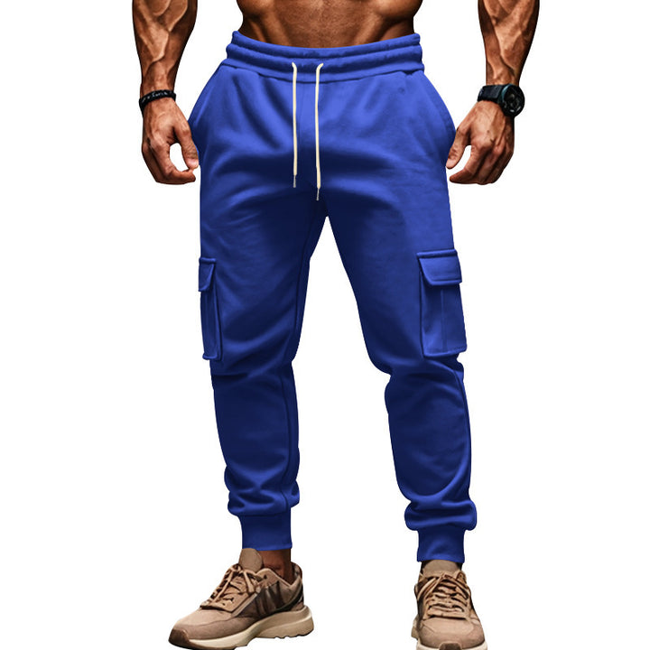 Herren nan Thermo-Cargojogginghose mit Fleecefutter elastischem Bund und großen Cargotaschen Drune