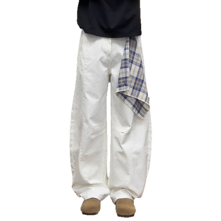 Damen Weitgeschnittene Cargo-Hose Drune