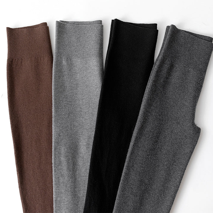Damen Hochtaillierte Feinstrick-Leggings mit nahtlosem Komfortbund Drune