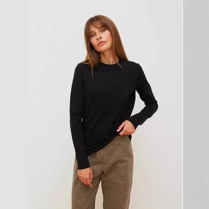 Damen Langarmshirt mit modernem Schnitt und figurfreundlicher Passform Drune