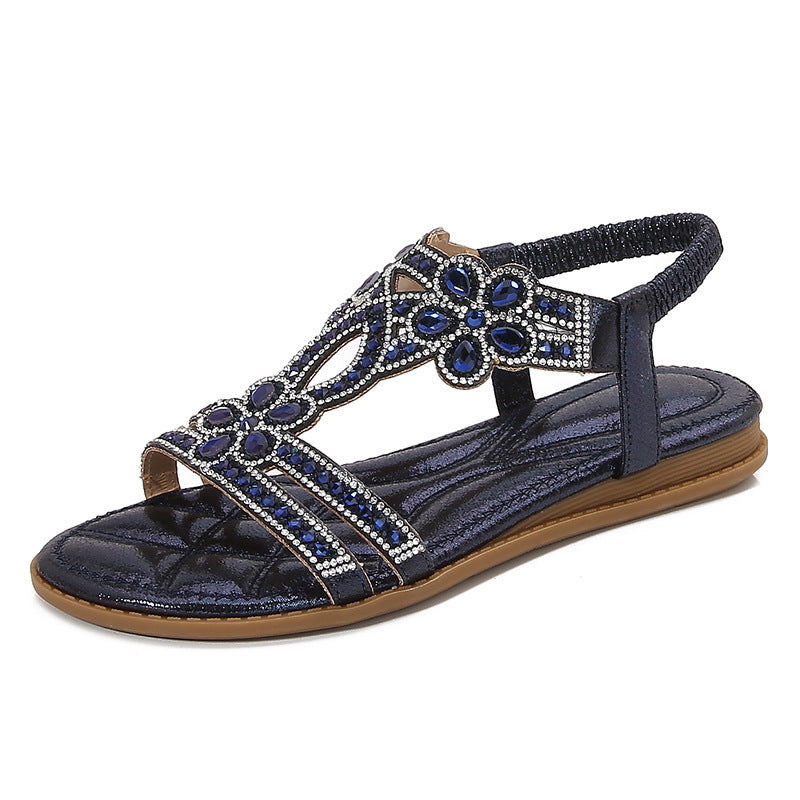 Damen Elegante Riemensandalen mit kunstvollen Details Drune