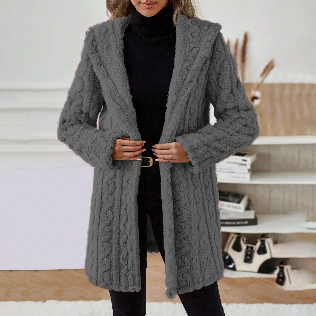 Damen Karierte Überhemdjacke mit Brusttaschen Drune