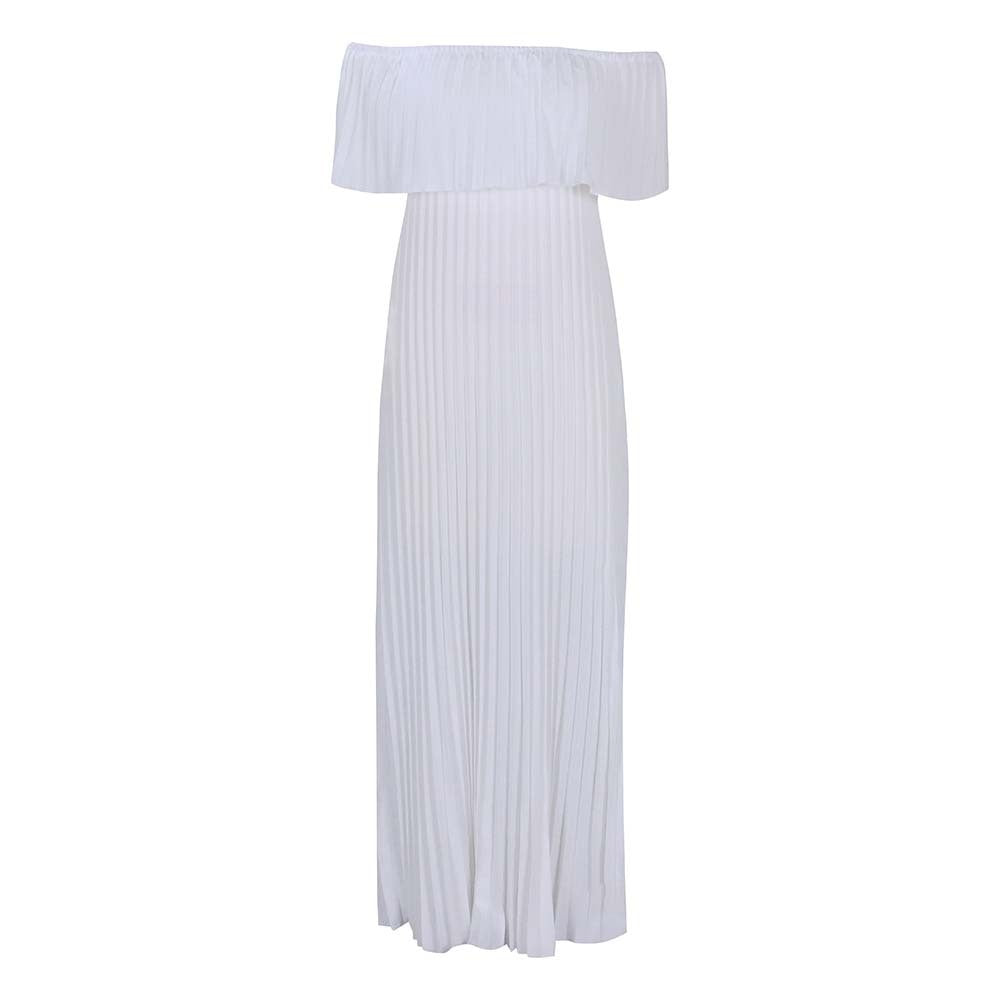 Damen Maxikleid im trendigen Off-Shoulder-Stil Drune