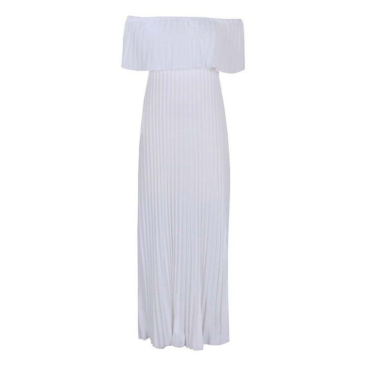Damen Maxikleid im trendigen Off-Shoulder-Stil Drune