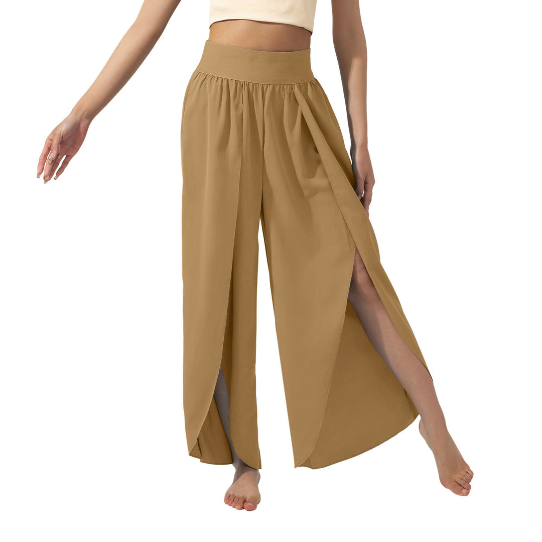 Damen luftige Culotte mit Seitenschlitzen Drune