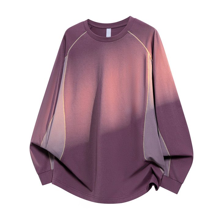 Damen Oversize-Langarmshirt mit Raglanärmeln, atmungsaktiven Seiteneinsätzen und Rundhalsausschnitt Drune