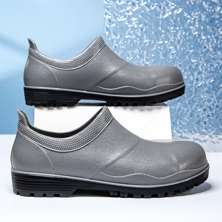 Unisex Wasserdichte Slip‑On Arbeitsschlupf mit profiliertem Anti‑Rutsch Laufsohlen‑Design Drune