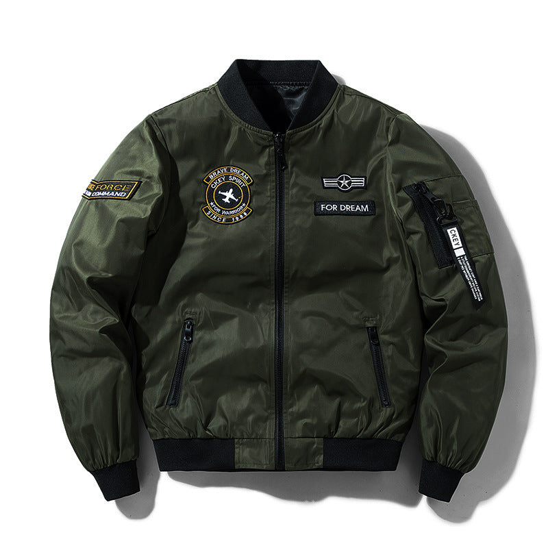 Herren Sportliche Bomberjacke mit praktischen Taschen und stilvollem Design Drune