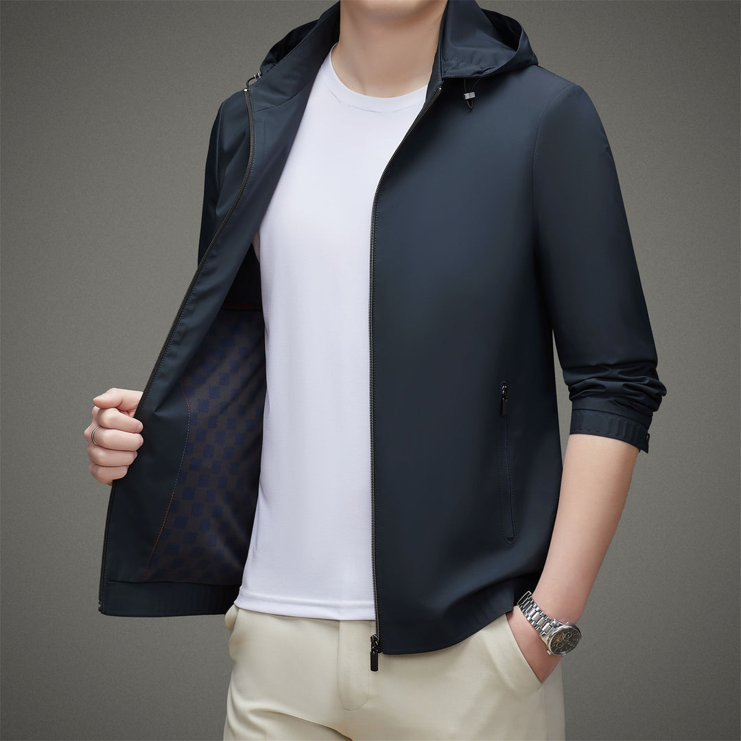 Herren leichte Sportjacke mit modernem Schnitt und praktischen Taschen Drune