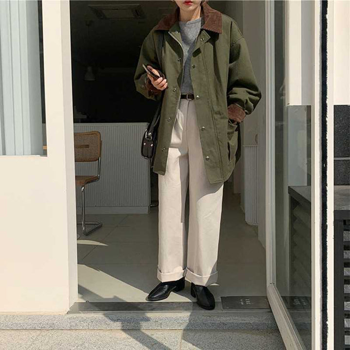 Drune | Damen Oversized Jacke - Trendy und Bequem