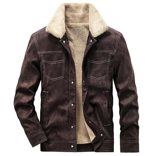 Herren Modische Übergangsjacke mit Fleecefutter Drune