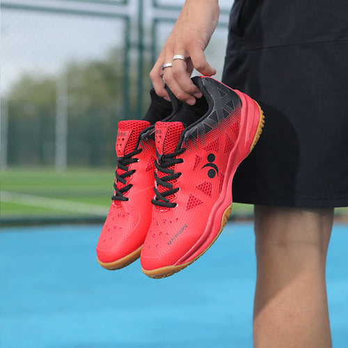Damen Hochleistungs-Tennis-Schuhe mit dämpfendem Fußbett und atmungsaktiver Obermaterialstruktur Drune