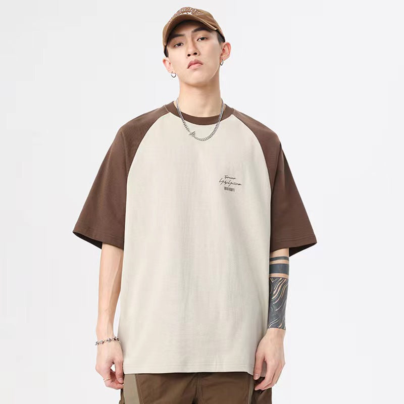 Herren lässiges Raglan-T-Shirt mit urbanem Design und komfortablem Schnitt Drune