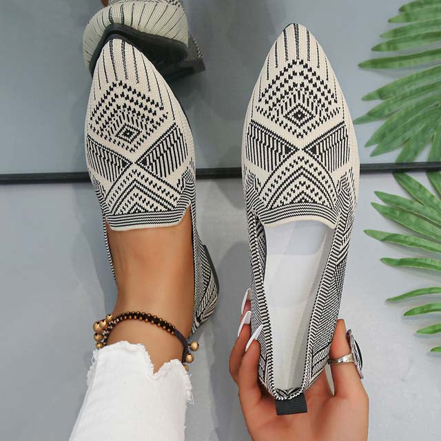 Drune | Mesh-Schuhe Mit Spitzer Spitze