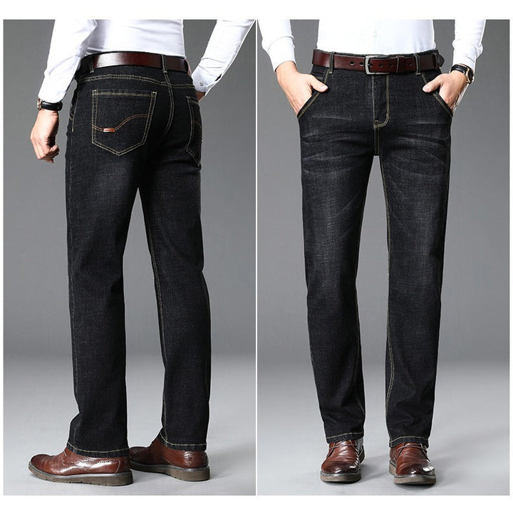 Herren klassische Jeans im lässigen Business-Stil mit besonders bequemer Passform Drune