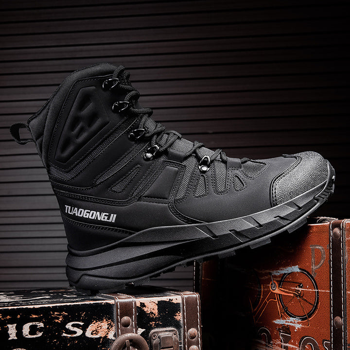 Herren Taktische Hochleistungs Winterstiefel Drune