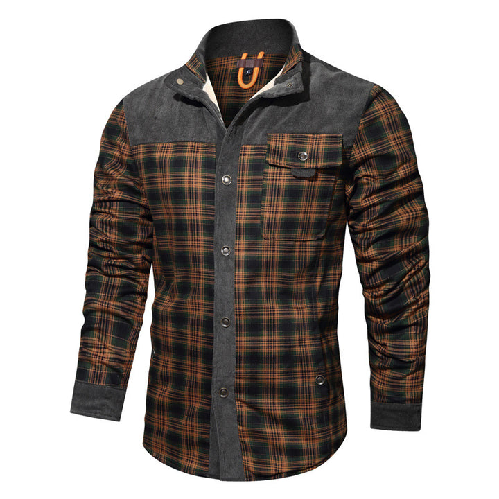 Herren Karierte Hemdjacke Drune