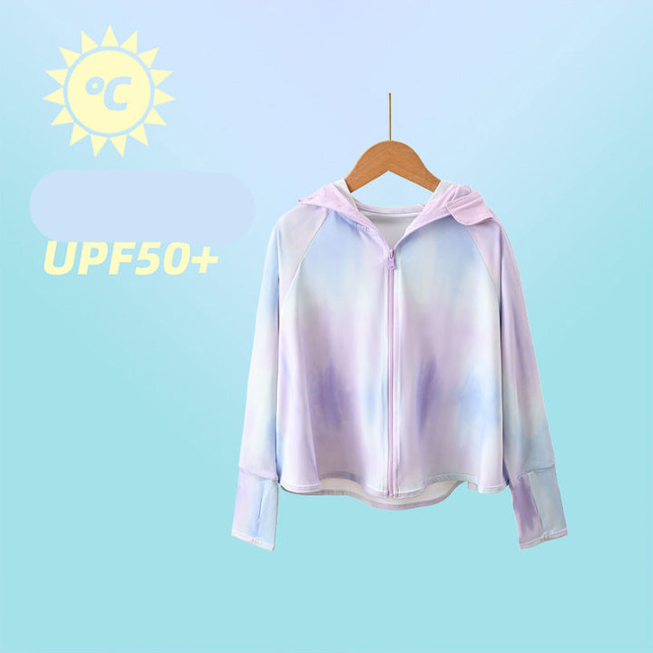 Damen performante UV-Schutzjacke mit Kapuze Drune