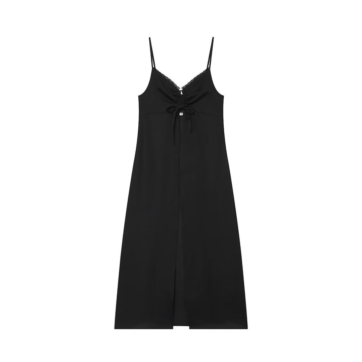 Damen Weite Palazzo‑Hose mit elastischem Spitzenbund und eleganter Bügelfalte Drune