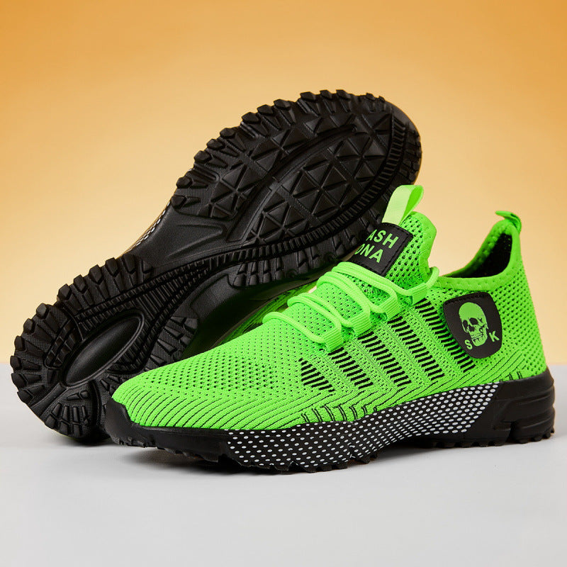 Herren Strick-Sockensneaker mit robuster Trail-Profilsohle und gepolstertem Komfortfußbett Drune